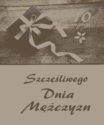 Czarny prezent szczęśliwego dnia mężczyzn
